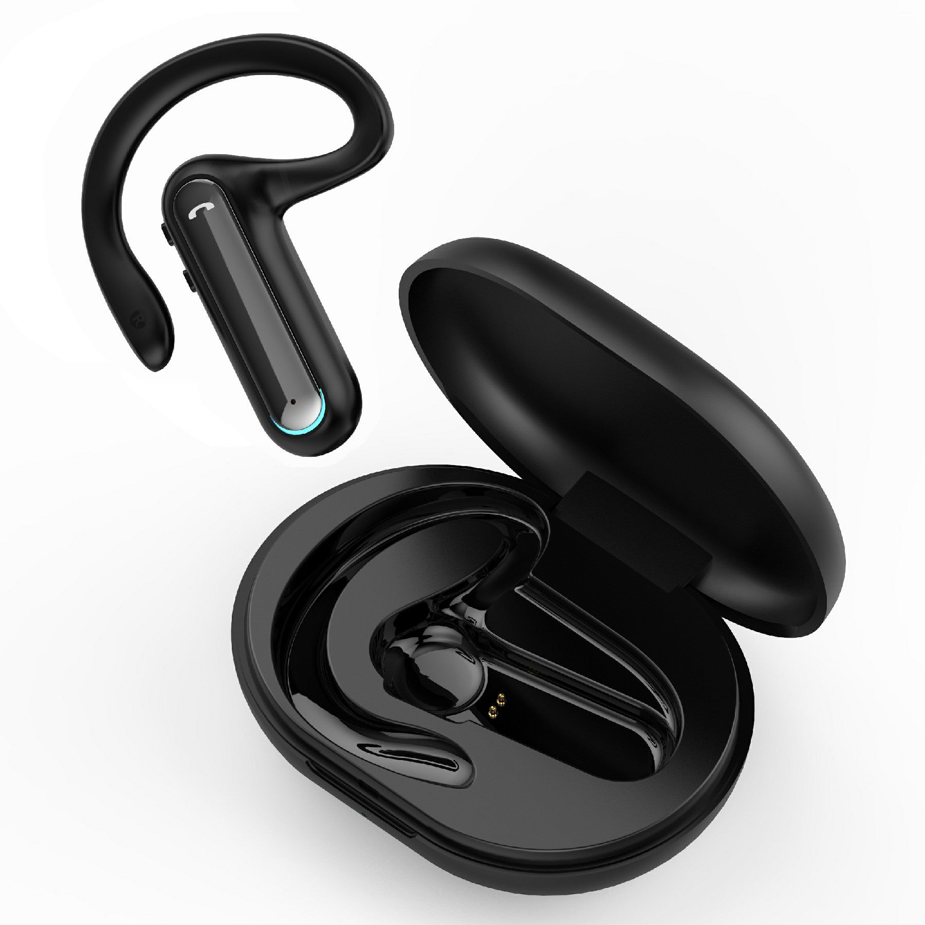 F810C Wireless Bluetooth 5.0 HD Stereo Earphone Noise Reduction Single Ear Headphone F810C Wireless Bluetooth 5.0 HD Stereo Earphone Noise Reduction Single Ear Headphone